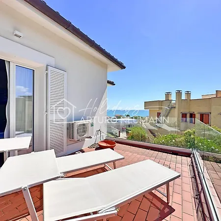 245 - Strepitoso Trilocale Al Primo Piano Con Bellissima Vista Mare - Inclusa Al White Club Apartman *